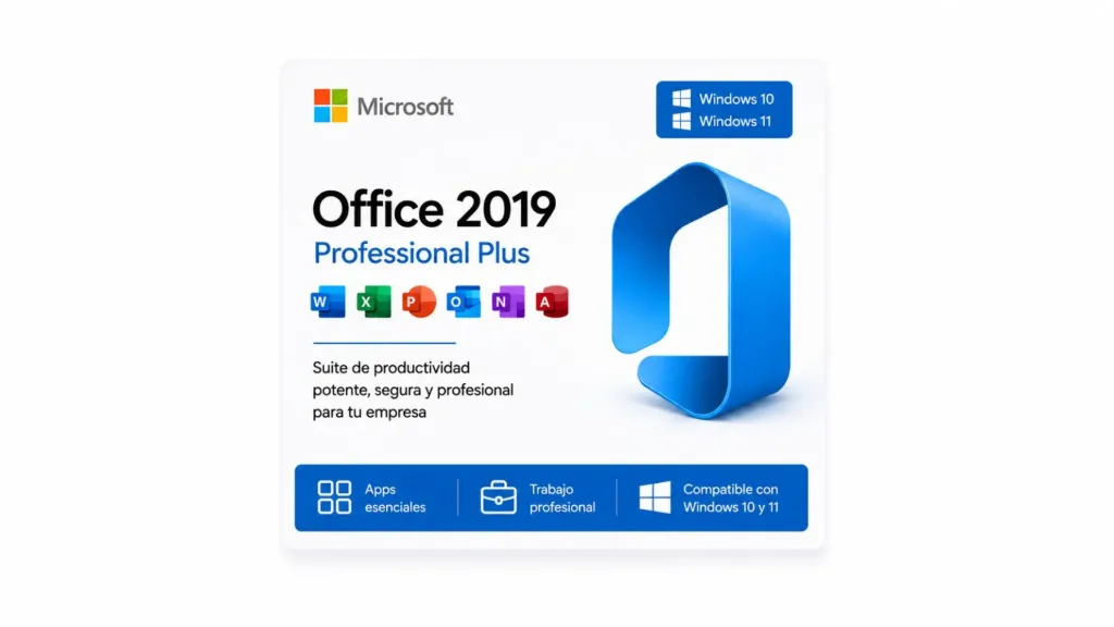 Licencia Digital Permanente | Microsoft Office 2019 Profesional